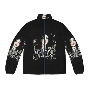 Adore Delano Puffer Jacket - Drag Queen Inspired Goth Punk Style