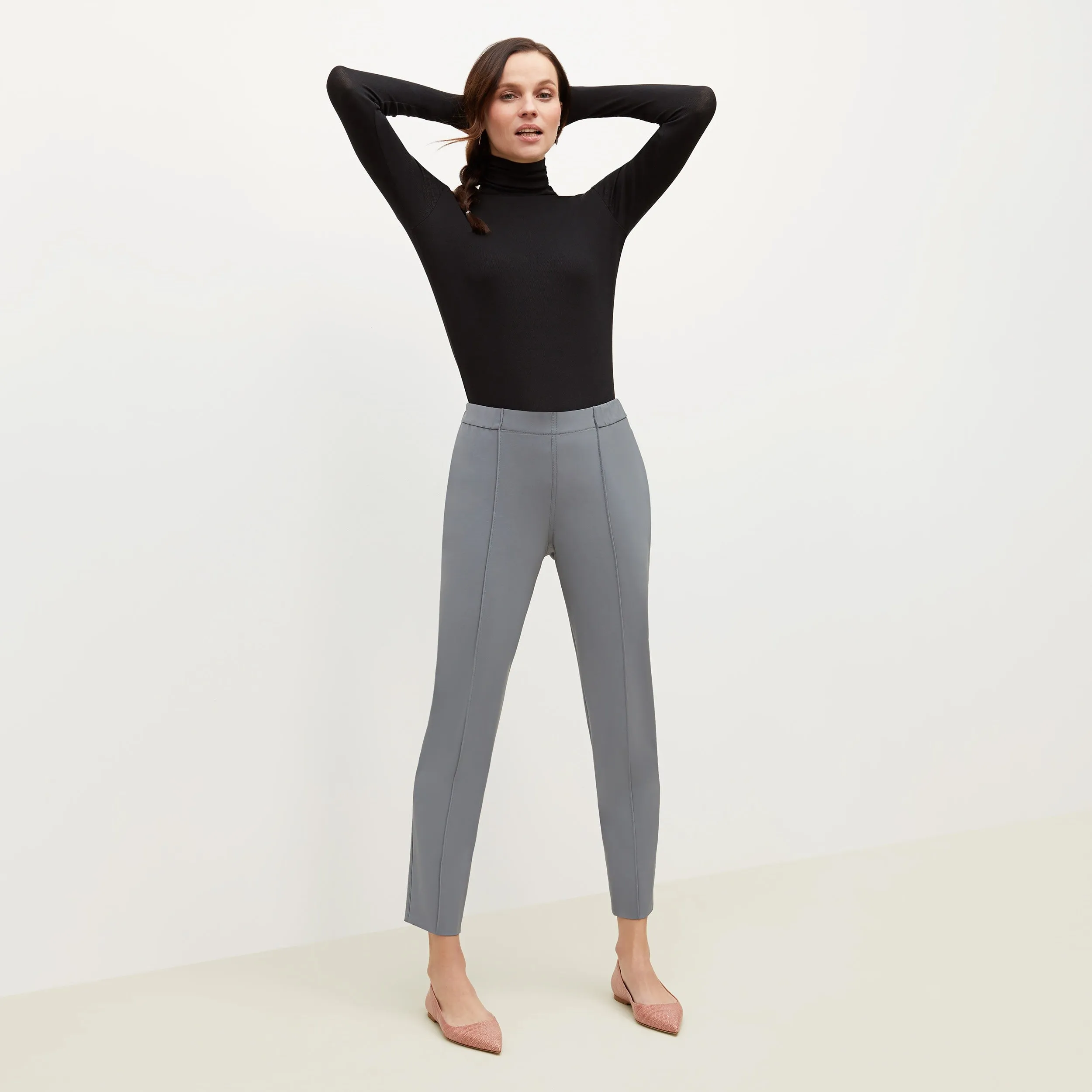 Axam Layering Turtleneck - Ribbed Pima Cotton :: Black