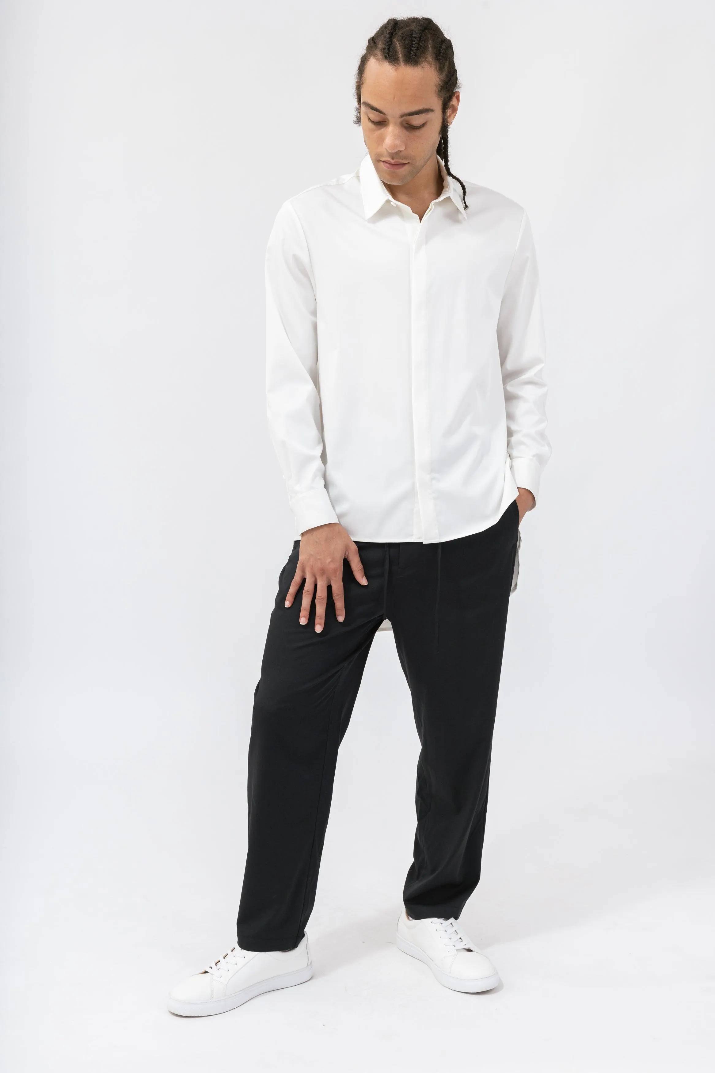 Bamboo Long Sleeve Button Down