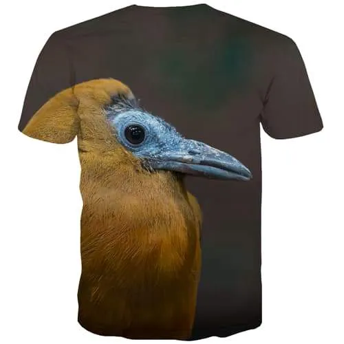 Bird T shirts Men Animal T-shirts 3d Street Tshirt Anime Leisure Tshirt Printed