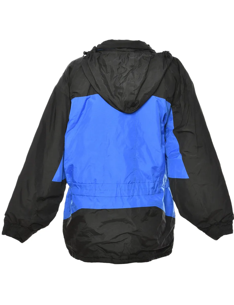 Black & Blue Ski Jacket - XL