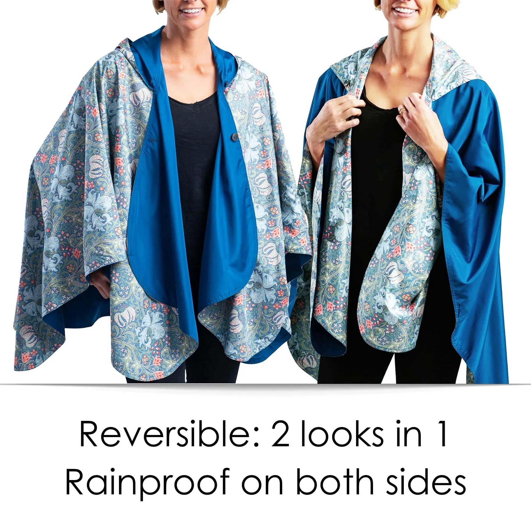 Bluebell & William Morris Lily Womens Rain Cape