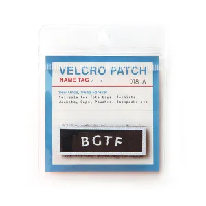 By Grace Through Faith (BGTF) {Velcro Tag}