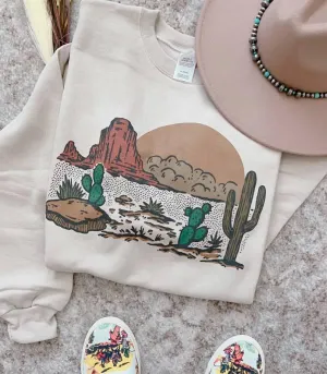 Cactus Desert Sweatshirt