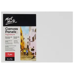 Canvas Panels Signature 5 x 7in 2pc