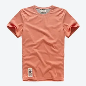 Casual Crew Neck Cotton T-Shirts