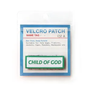 Child of God (Green) {Velcro Tag}