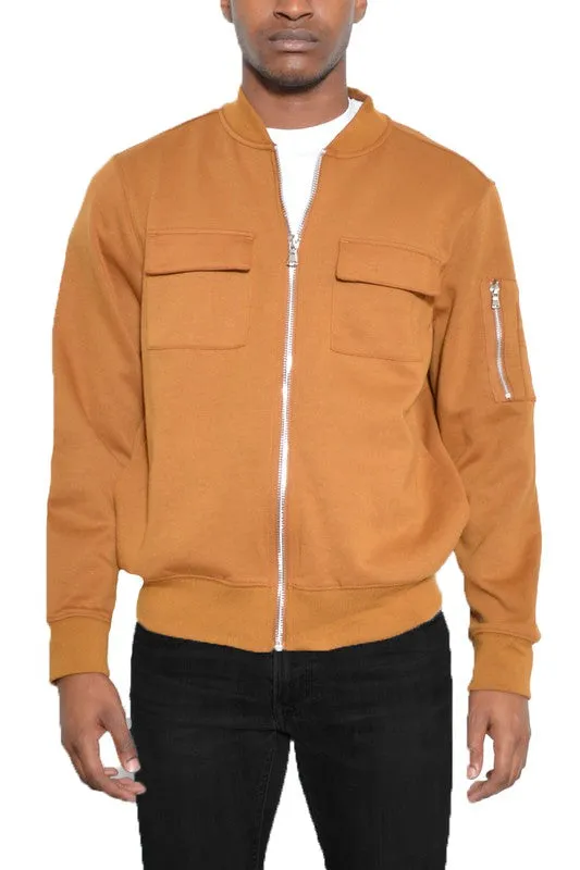 Cotton Zip Up Light Weight Jacket