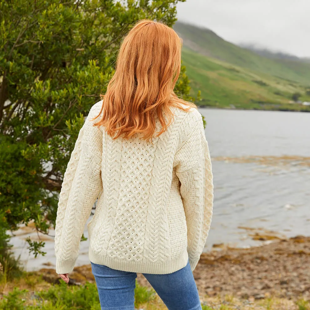 Cream Women's Aran Sweater