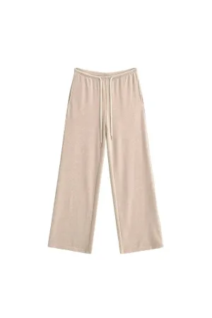 'Dawn' Brushed Crepe Palazzo Pants