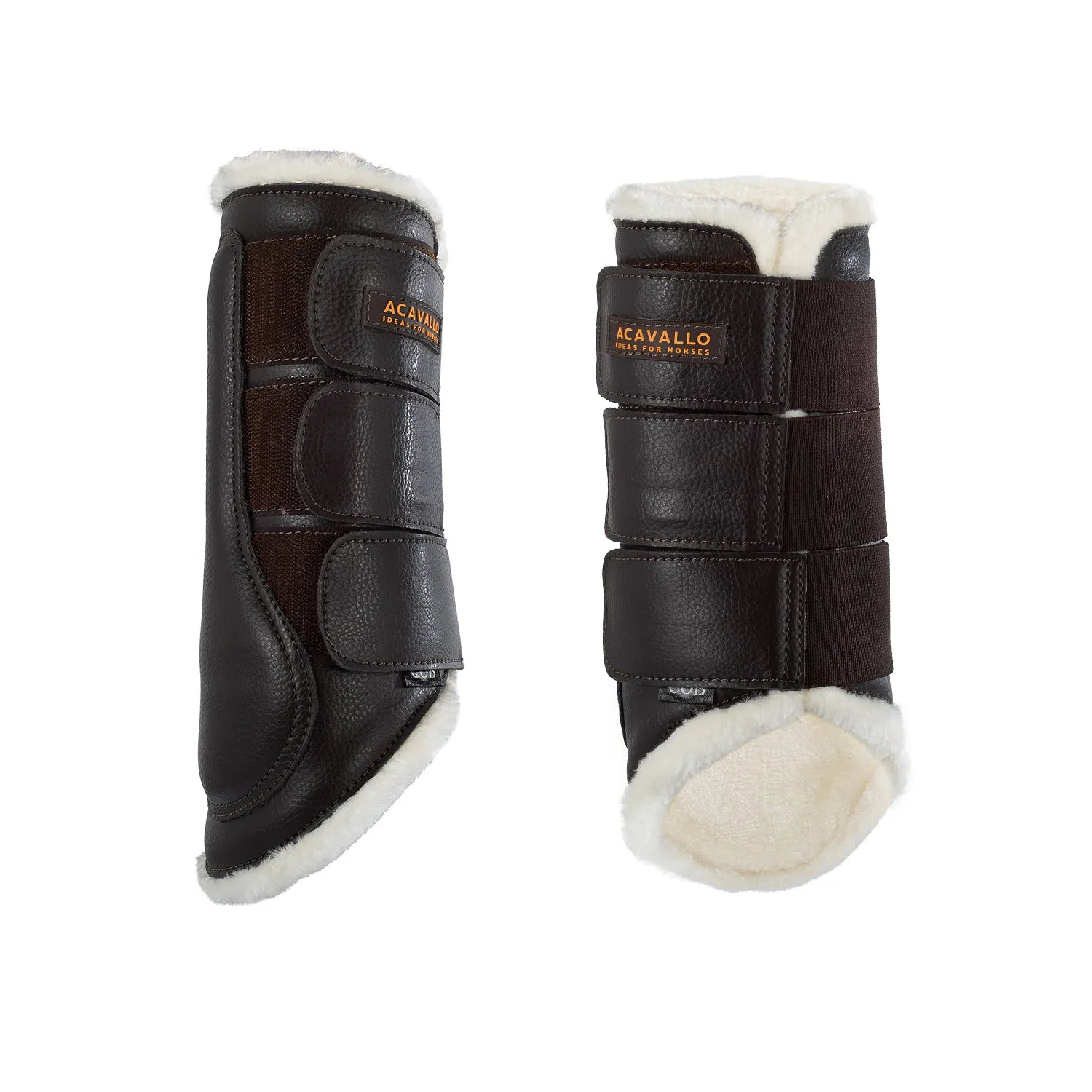 Eco-leather Hind Brushing Horse Boots