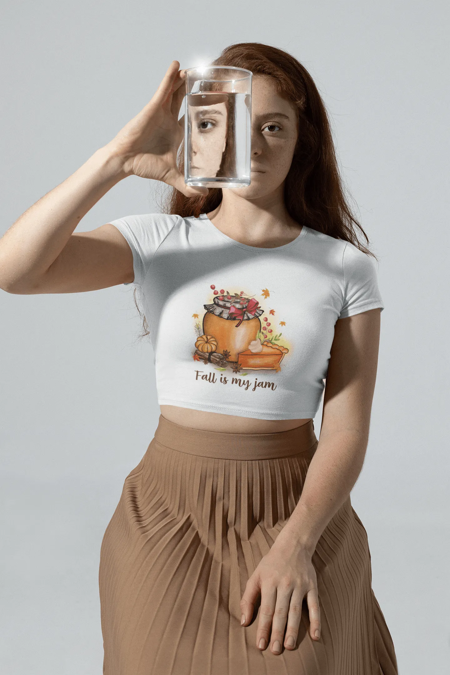 Fall is my Jam Cropped T-Shirt