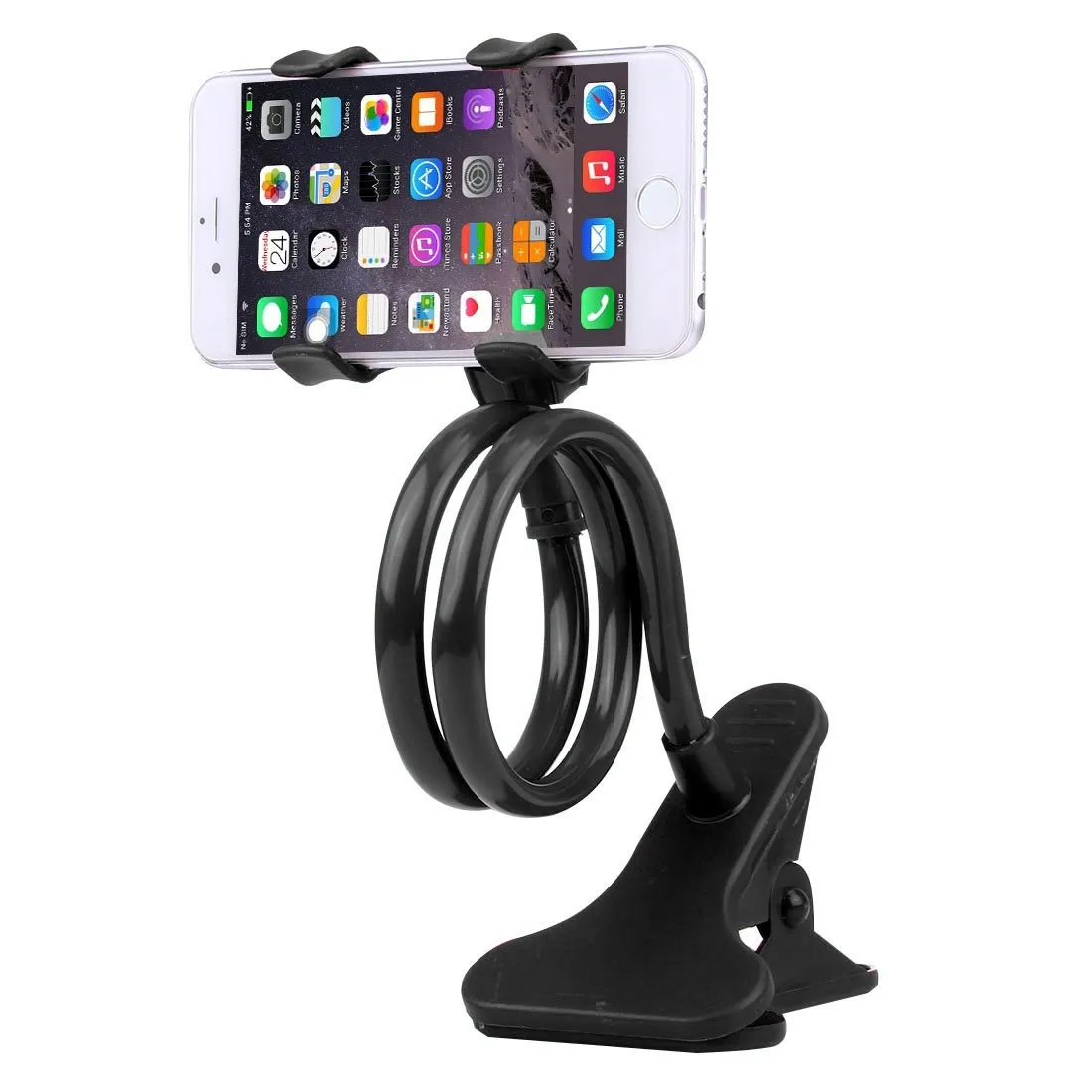 Flexible Long Arm Cell Phone Clip Holder