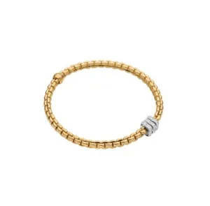 Fope Eka Tiny Collection Flex'it Bracelet with Diamonds