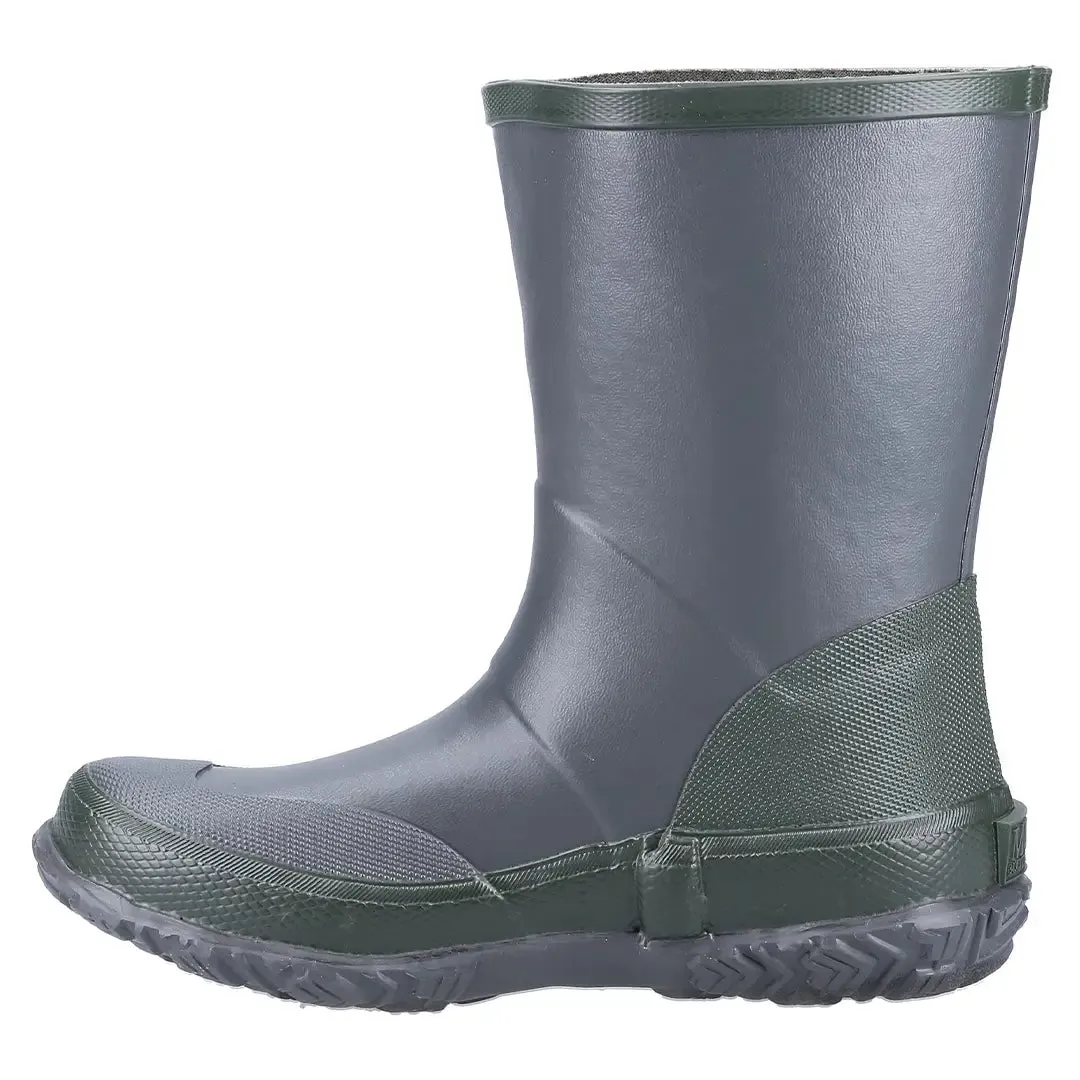 Forager Short Wellington Boots - Dark Grey/Moss by Muckboot