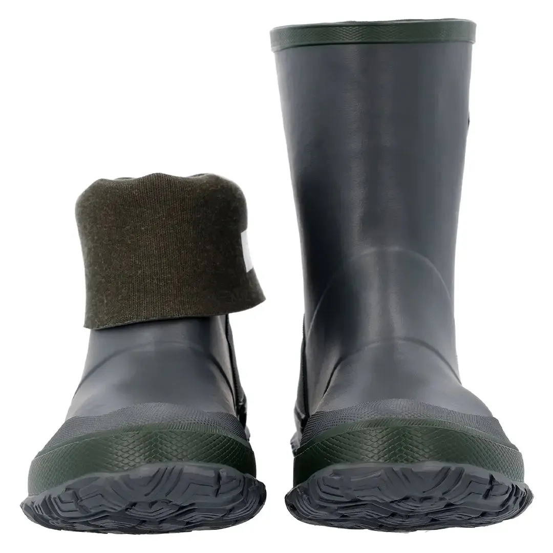 Forager Short Wellington Boots - Dark Grey/Moss by Muckboot