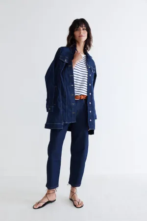 Great Lengths Long  Denim Jacket