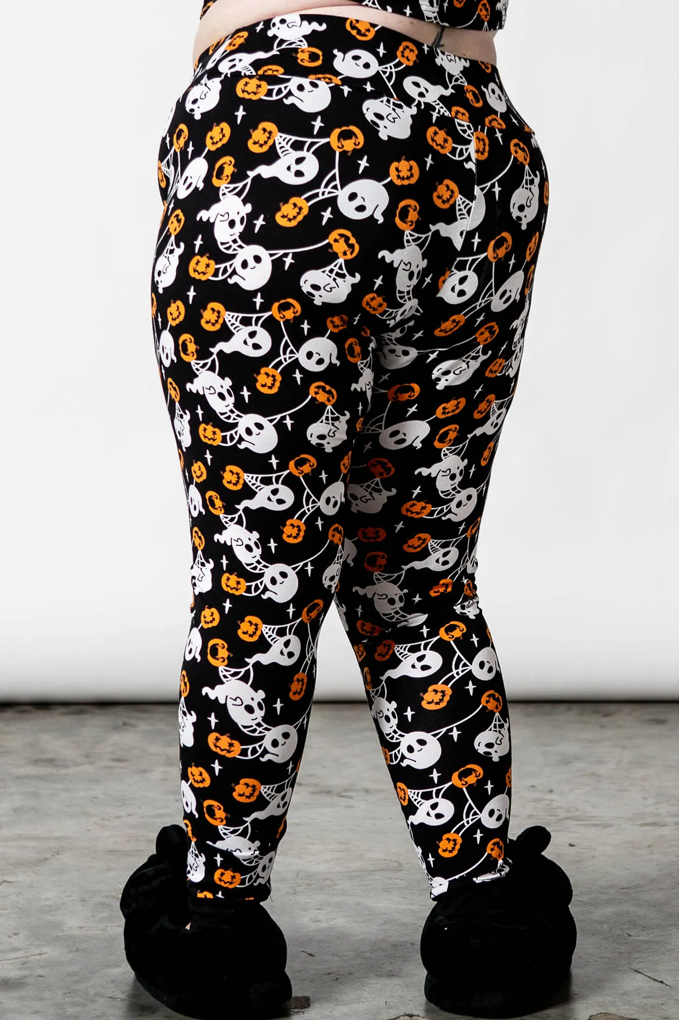 Haunted Pumpkin Lounge Leggings [PLUS]