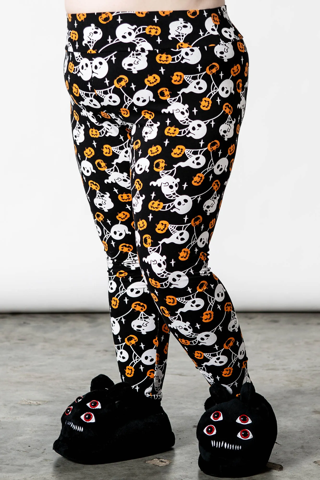 Haunted Pumpkin Lounge Leggings [PLUS]