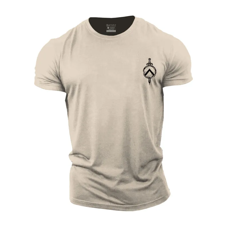 Helmet of Spartan Cotton T-Shirt