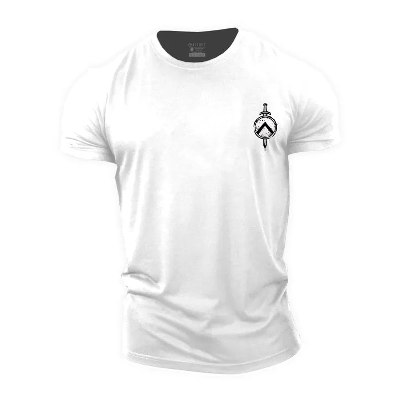 Helmet of Spartan Cotton T-Shirt