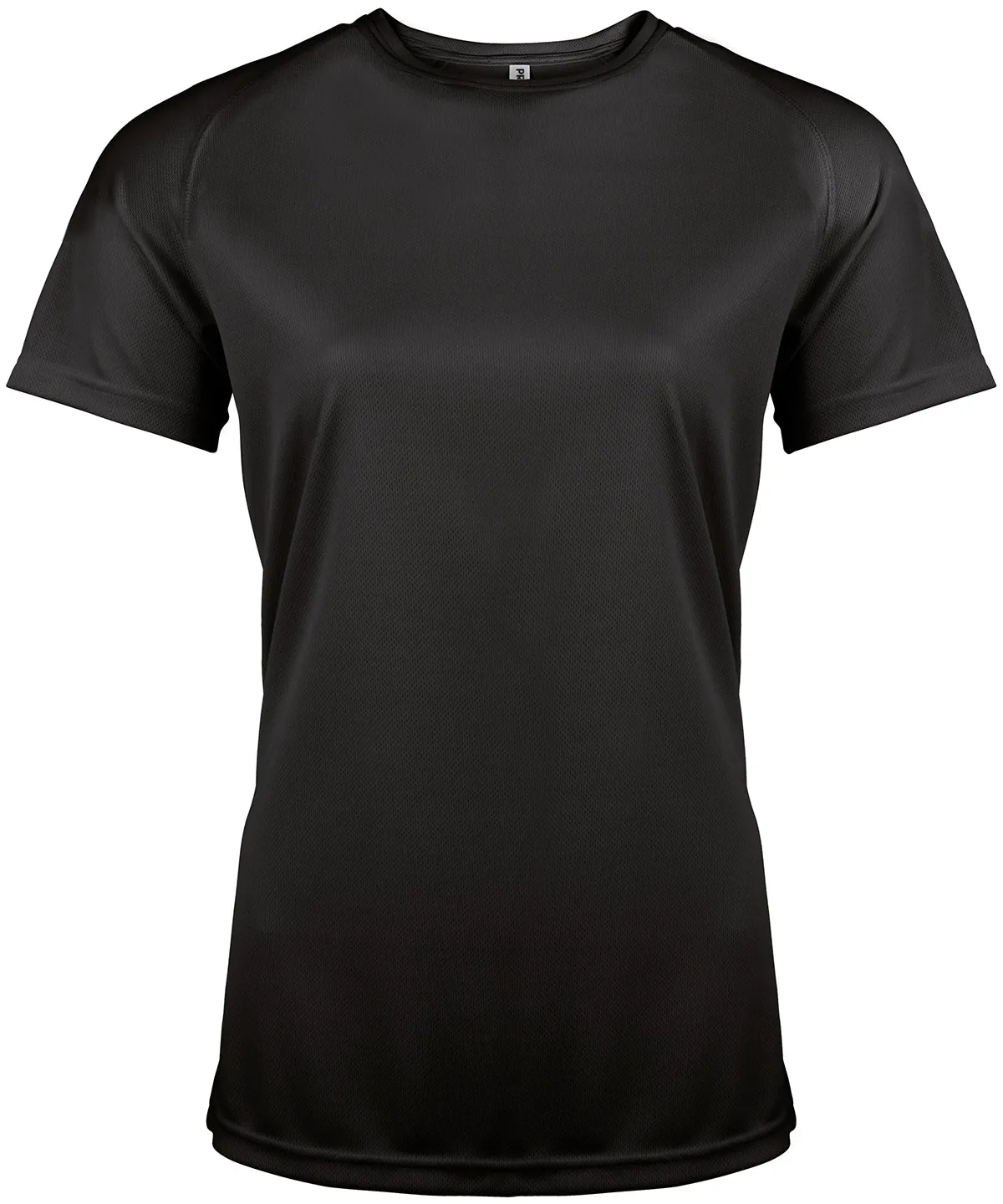 Ladies short-sleeved sports T-shirt | Black