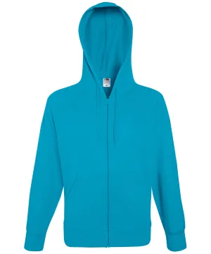 Lightweight hooded sweatshirt jacket | Azure Blue