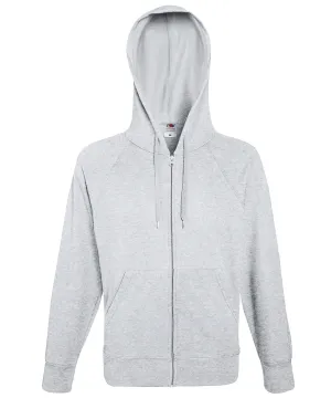 Lightweight hooded sweatshirt jacket | Heather Grey