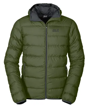 Mens down jacket (NL) | Olive/Phantom Grey