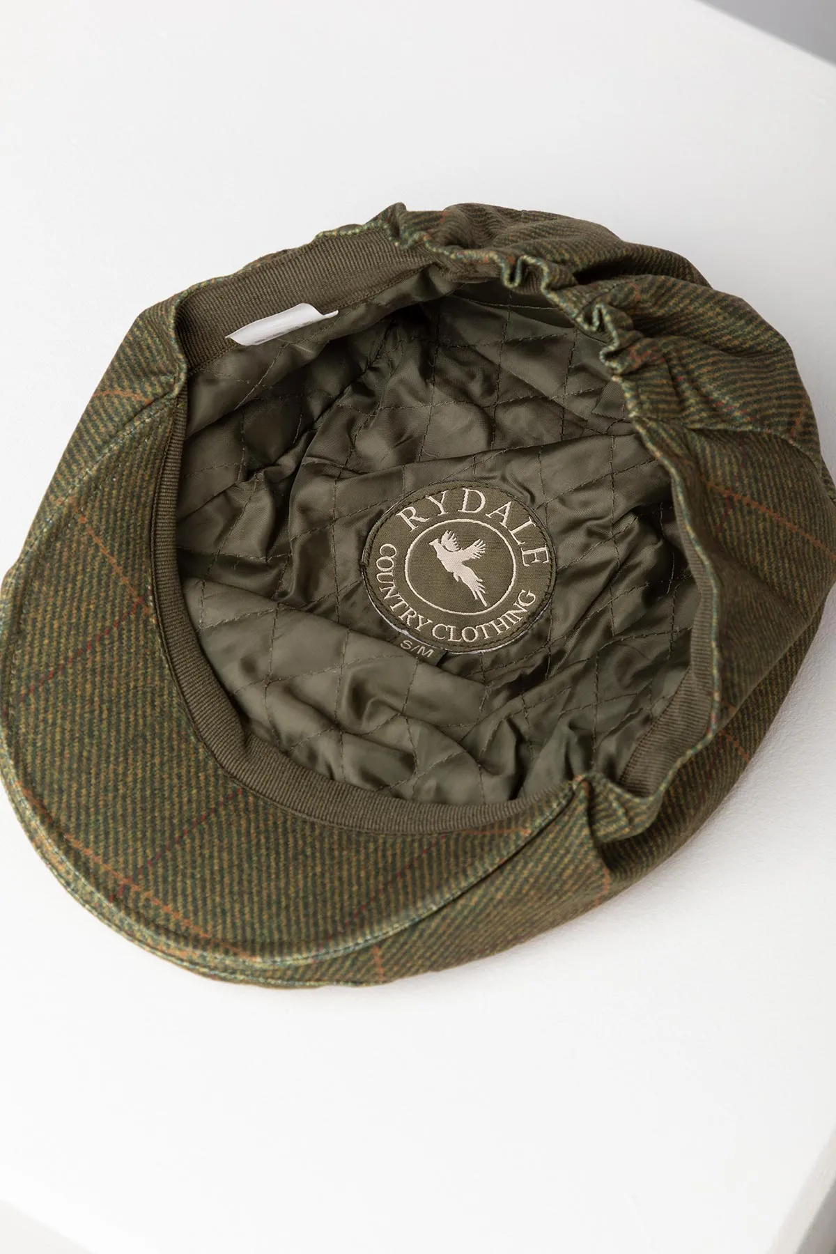 Men's Tweed Print Flat Cap - Danby