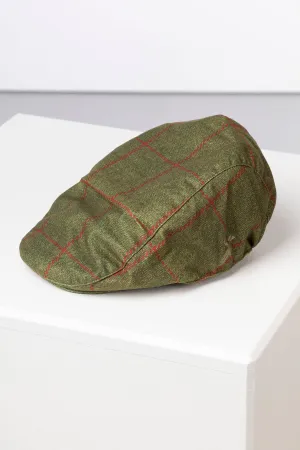 Men's Tweed Print Flat Cap - Danby