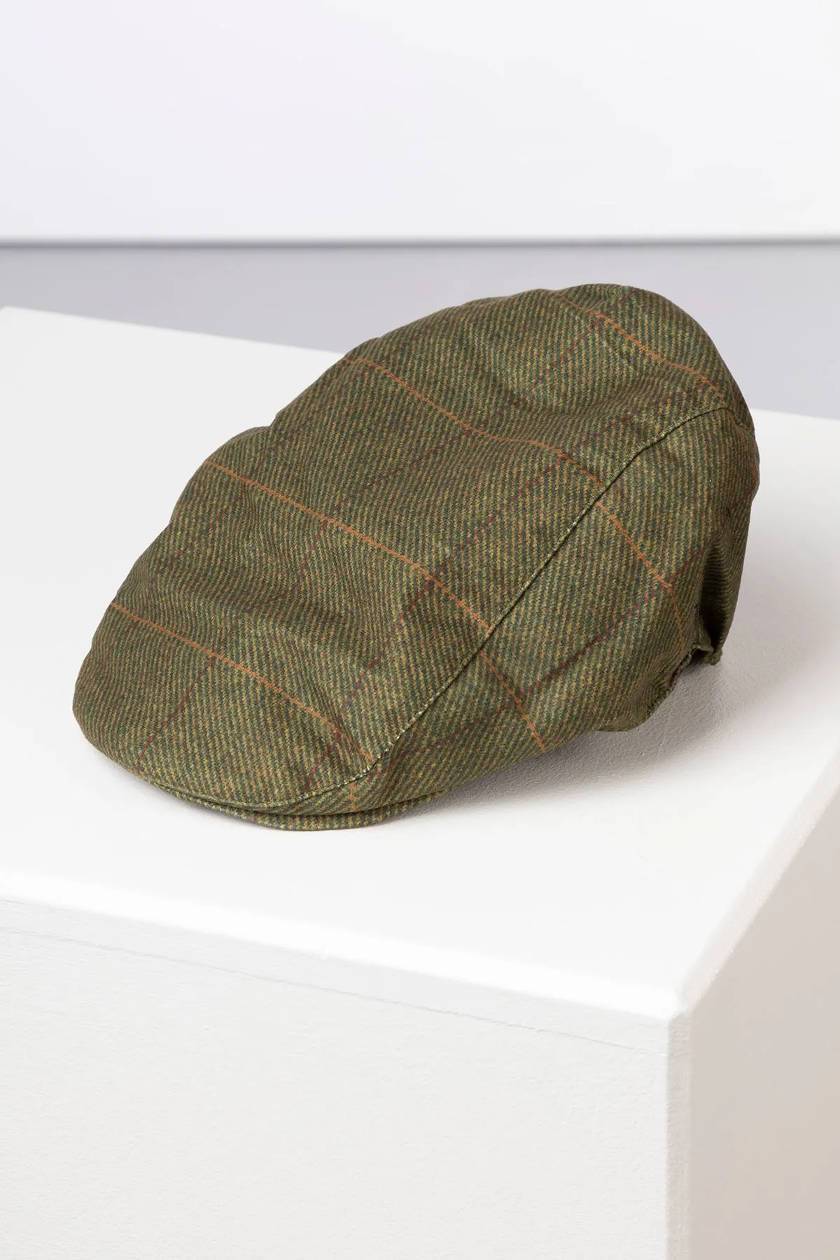 Men's Tweed Print Flat Cap - Danby