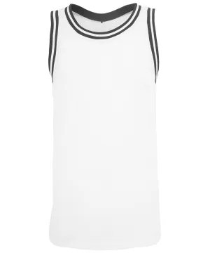 Mesh tank top | White/Black