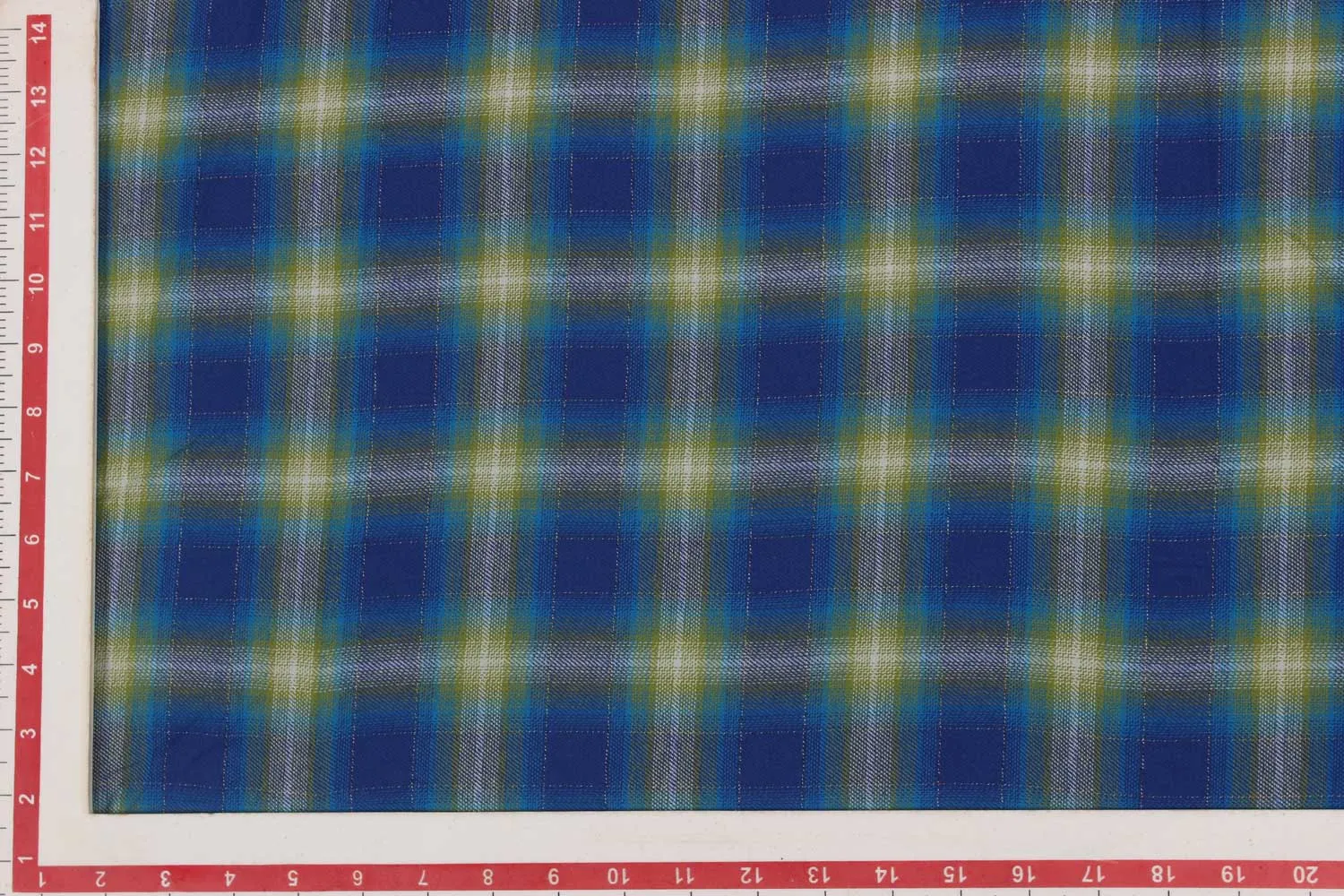 Multicolor Checks Cotton Yarn Dyed Brushed Fabric