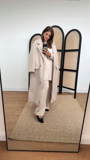 Nina coat in cream