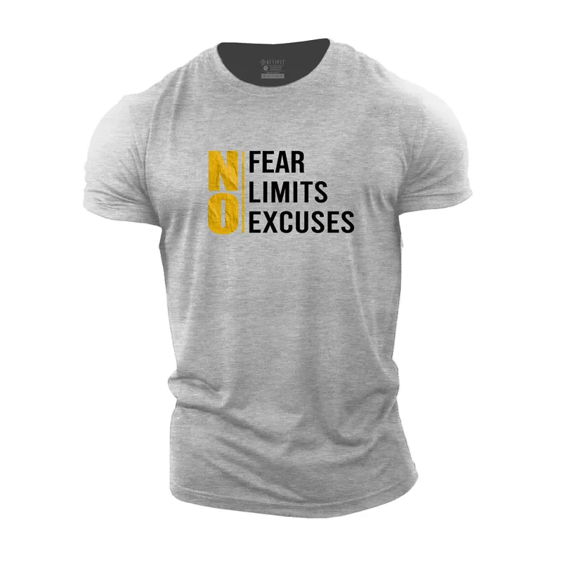 No Fear Limits Excuses Cotton T-Shirt