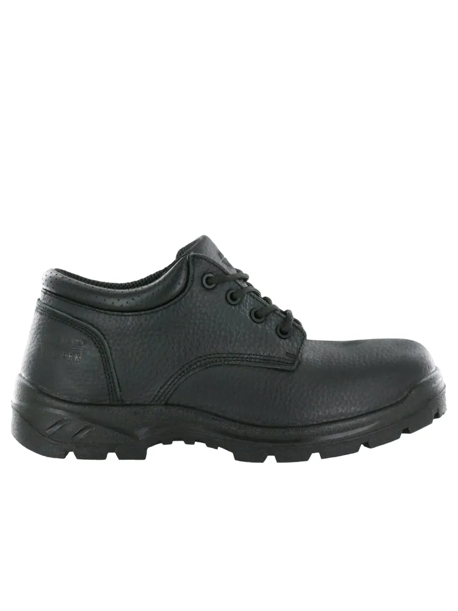 NT Work Men's Big Don Low Black Leather Composite Toe Work Shoe