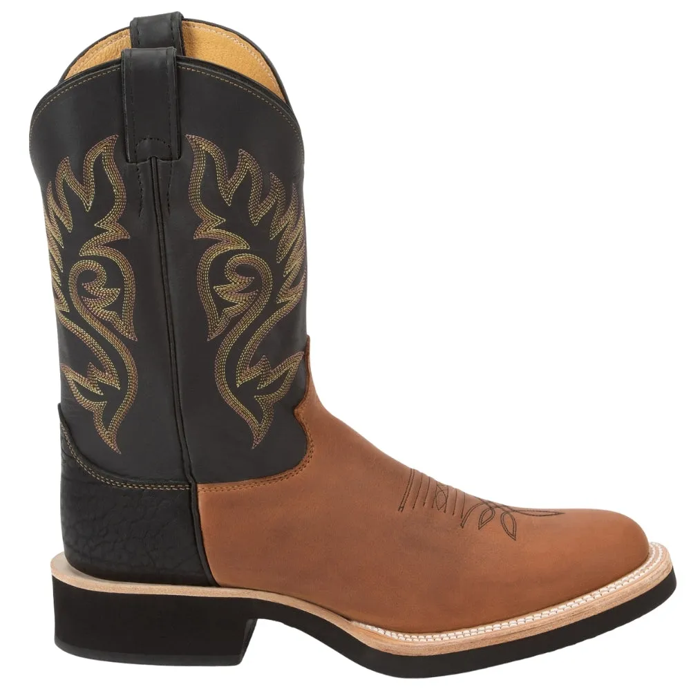 Paluxy Embroidered Round Toe Cowboy Boots