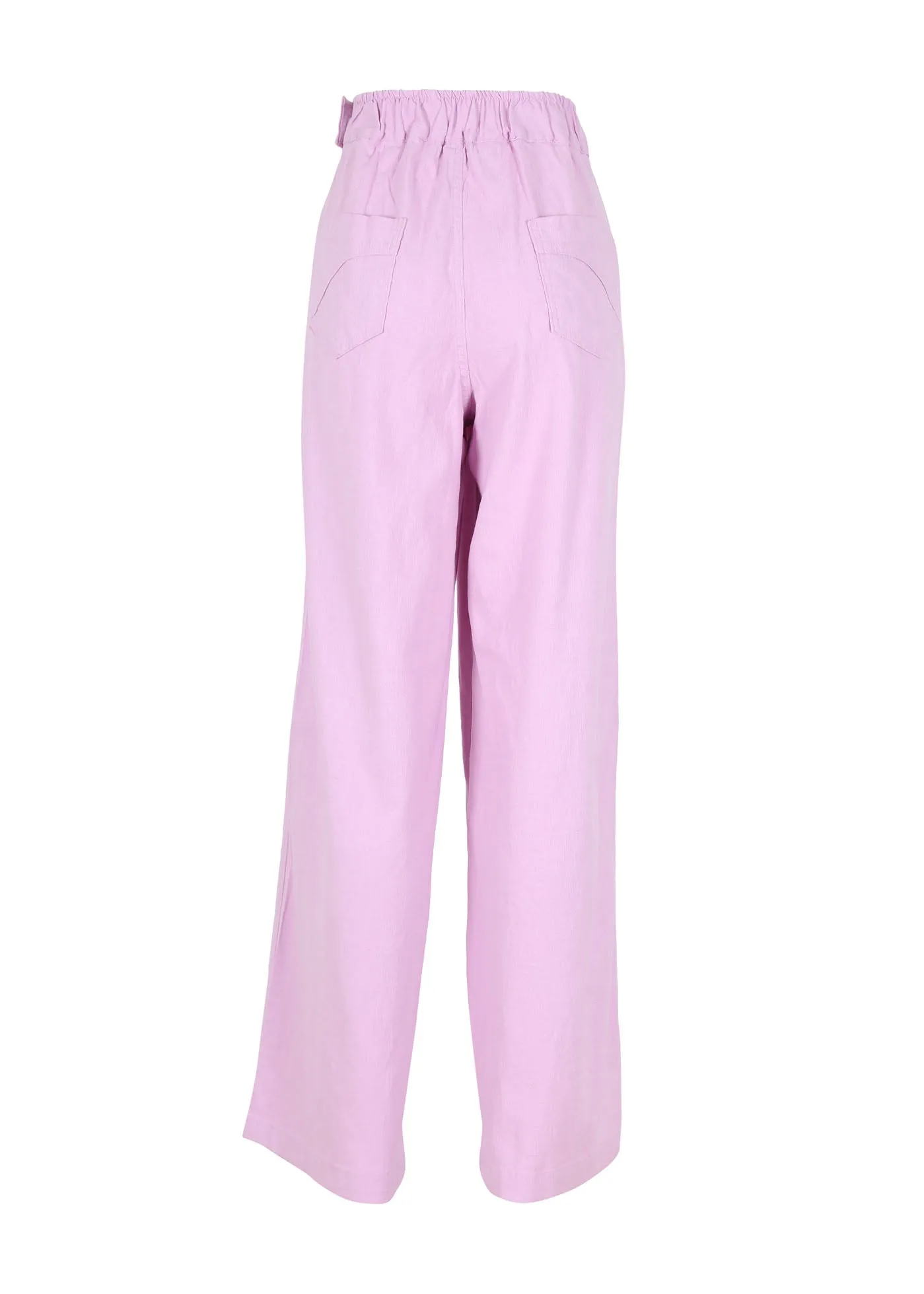 Peggy Isabella Long Pants Lilac in Linen