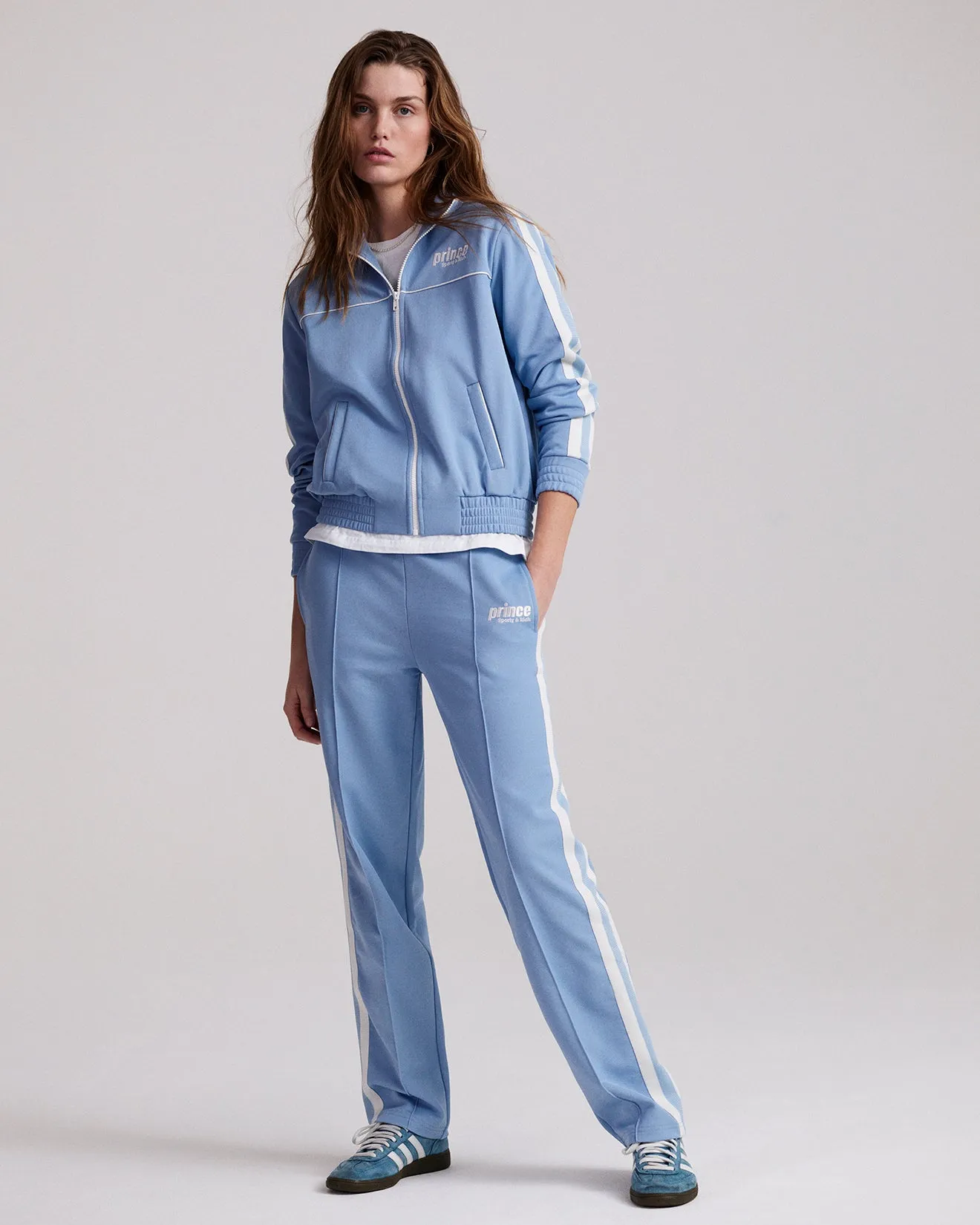 Prince Sporty Court Pants - Bel Air Blue/White