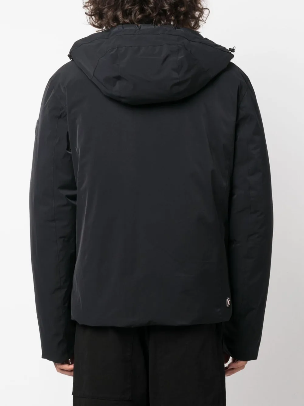 reversible hooded puffer jacket