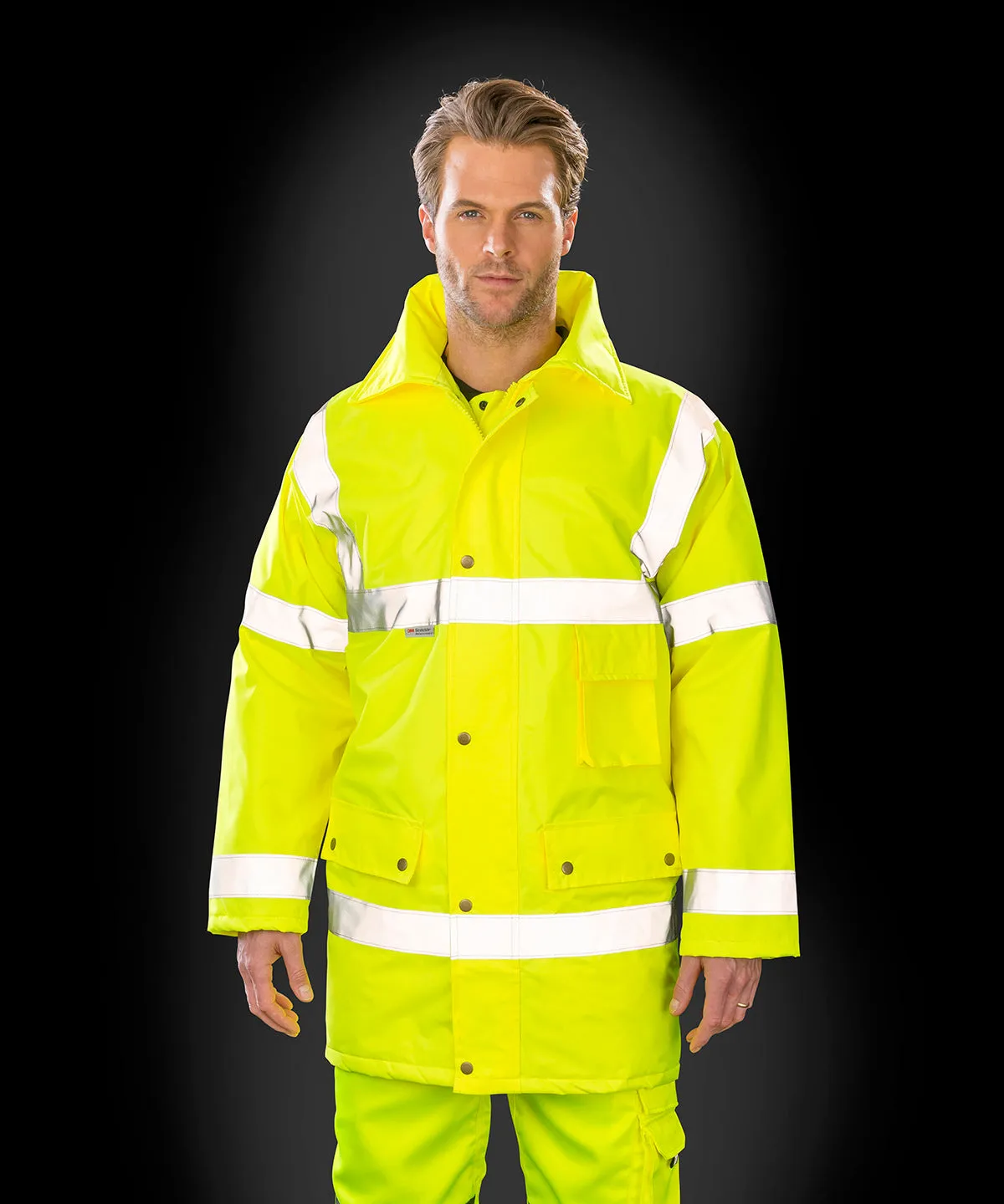 Safety jacket | Fluorescent Yellow