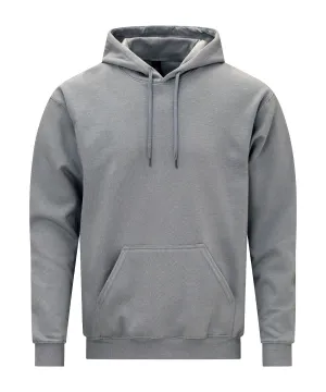 Softstyle midweight fleece adult hoodie | Cement