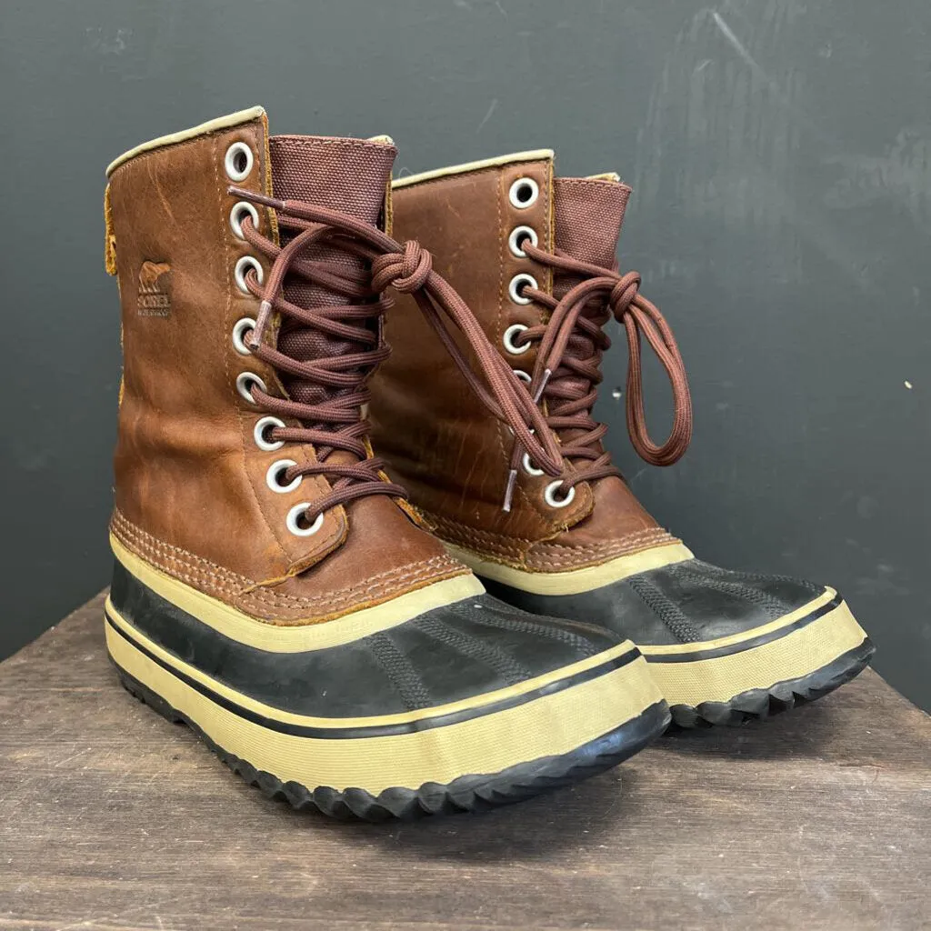 Sorel - Women's Waterproof Winter Boots - MSRP $220 : Brown and Black-women-W6