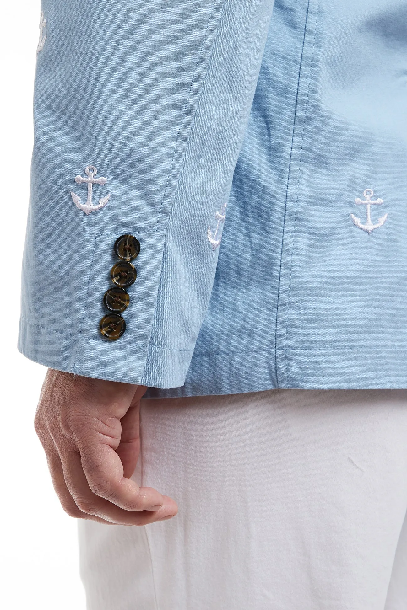 Spinnaker Blazer Blue Grotto with Anchors