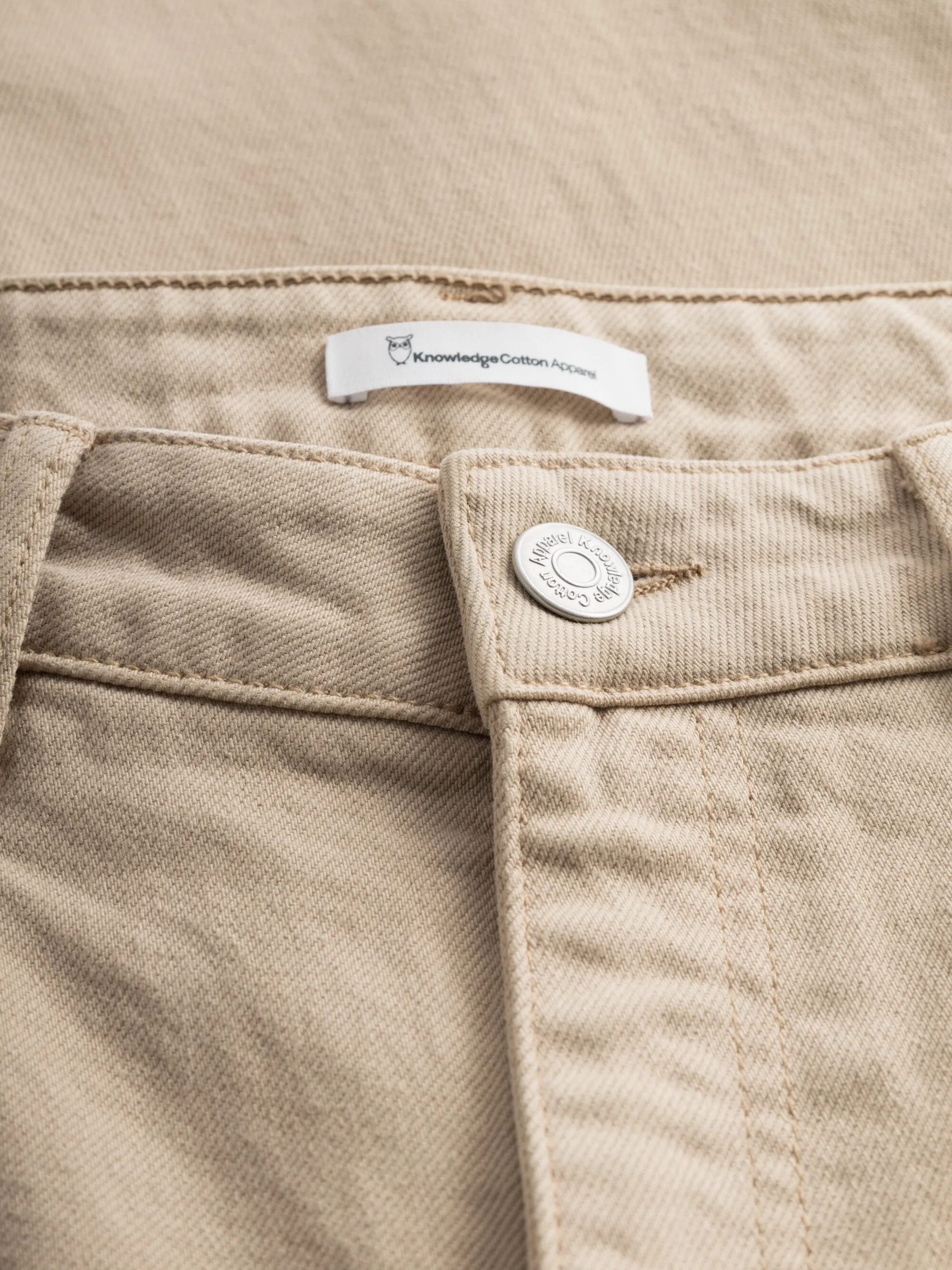 STELLA tapered Twill Pants - Incense