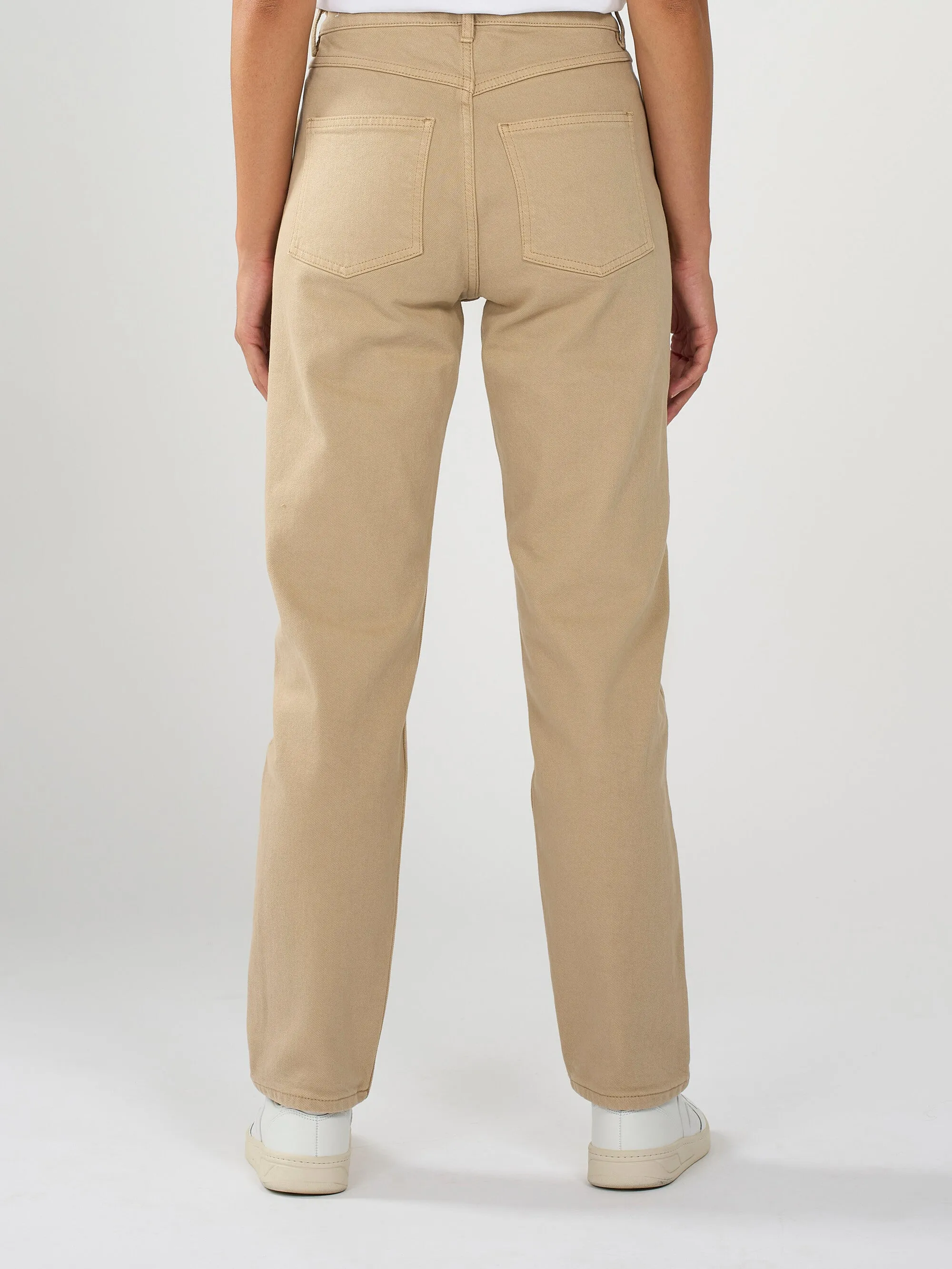 STELLA tapered Twill Pants - Incense