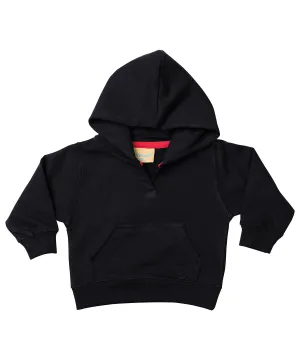 Toddler hooded sweatshirt with kangaroo pocket | Black