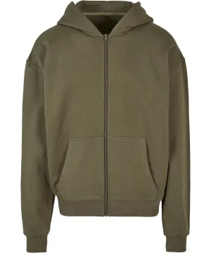 Ultra heavy zip hoodie | Olive