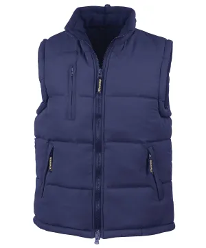 Ultra padded bodywarmer | Navy